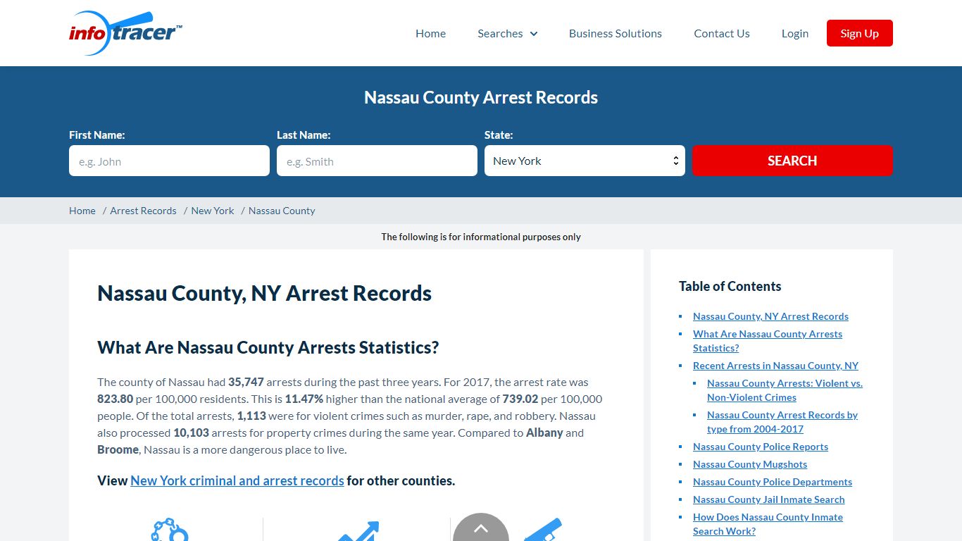 Nassau County, NY Jail Inmate Search & Arrests - InfoTracer